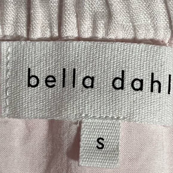 Bella Dahl Stylish chic Pink Ombre Dye Linen Lightweight Strapless Maxi Dress - Picture 11 of 13